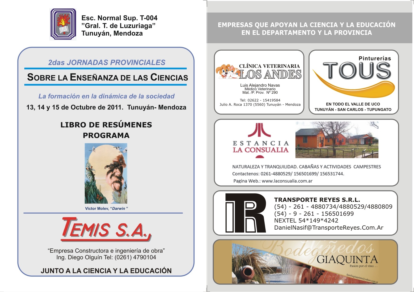 Tapa del libro de resumenes